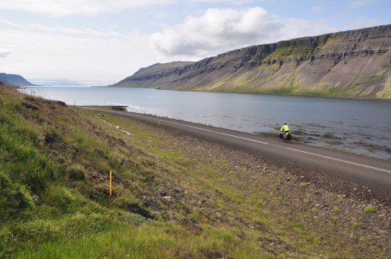 Cycling through the Westfjords Iceland