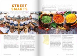 Food magazine Street Smarts Spread