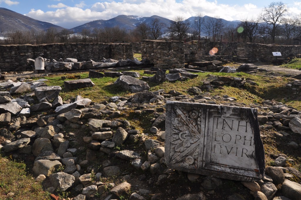 Roman ruins in Sarmizegetusa, Romania
